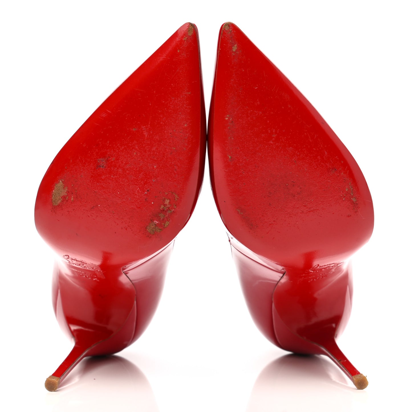 Patent Decollete 554 100 Pumps 36.5 Loubi Red