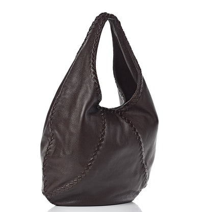 Bottega Veneta Cervo Deerskin Large Hobo Ebano 3 of 10