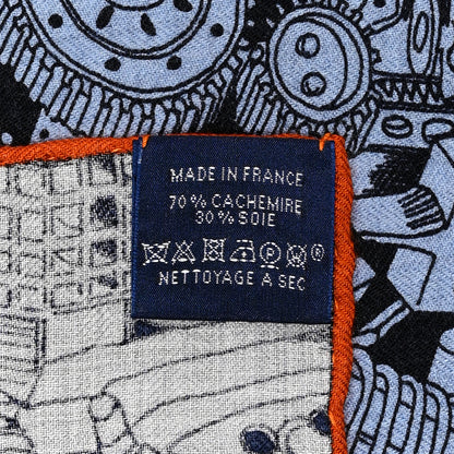 Hermes Cashmere Silk Shawl 140 5 of 5