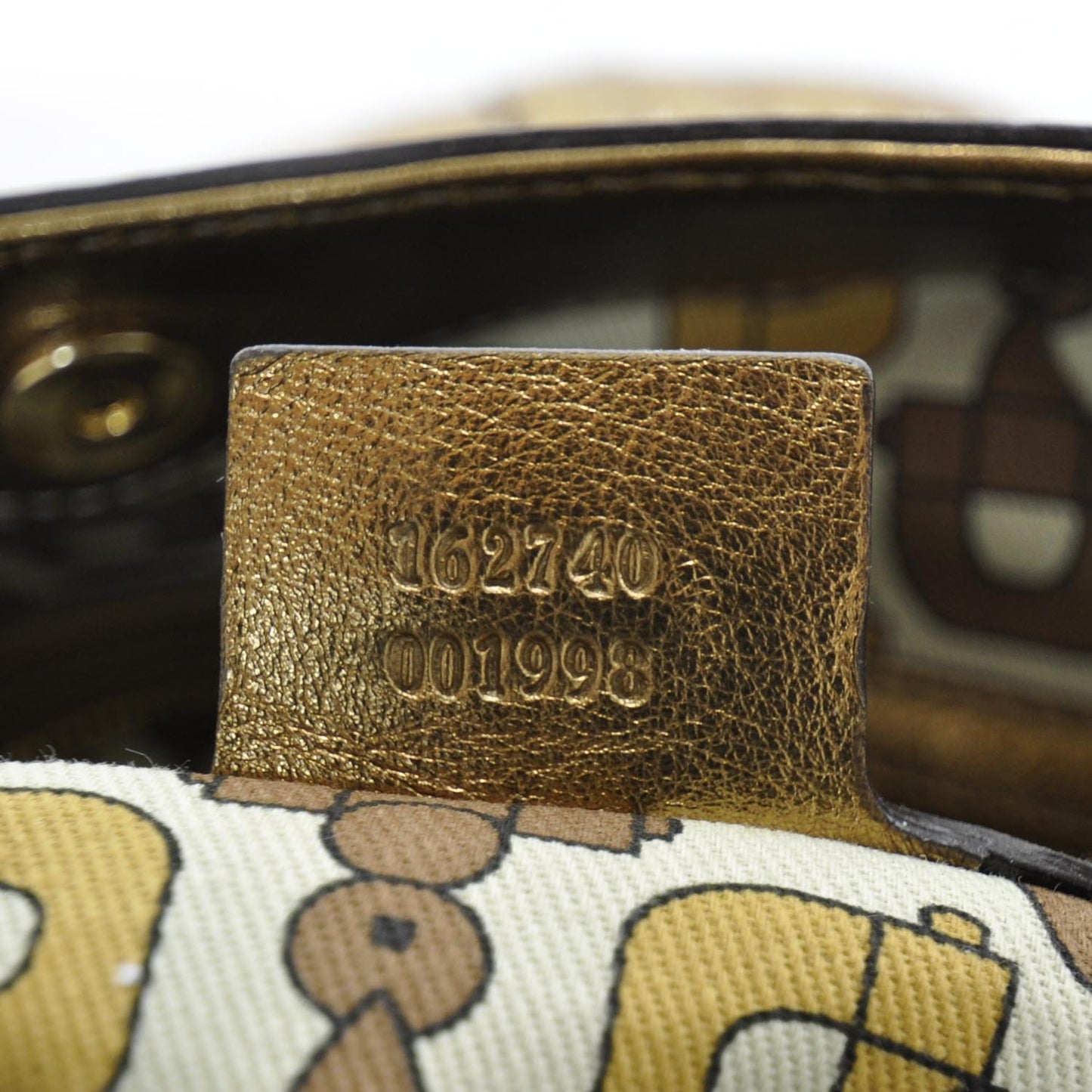Guccissima Medium Britt Hobo Metallic NM Exclusive