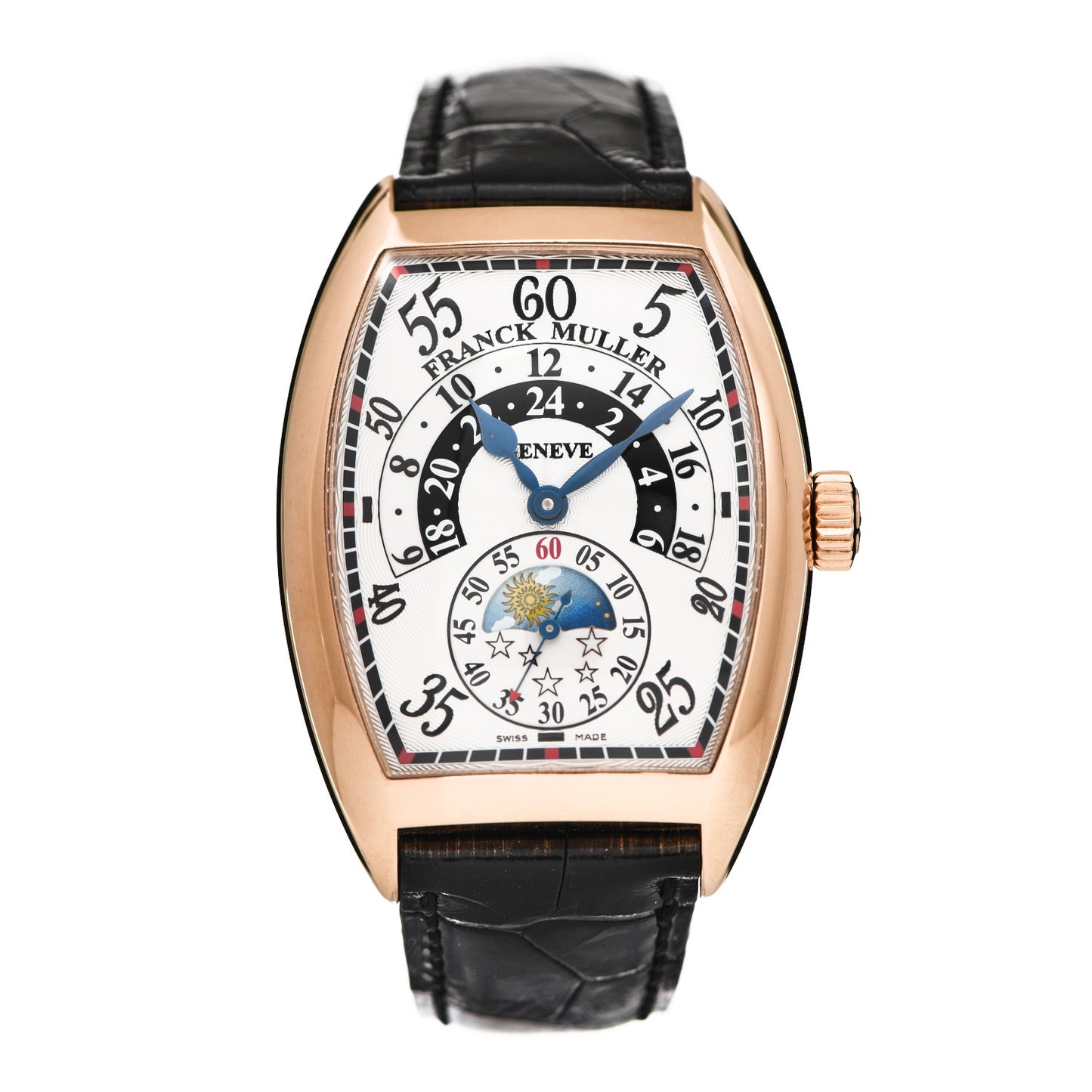 18K Yellow Gold Alligator 36mm Master of Complications Automatic Watch 7880HRJN