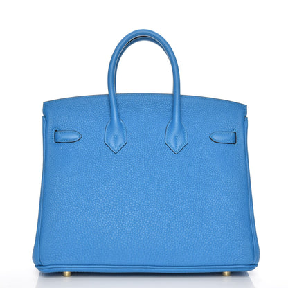 Hermes Togo Birkin 25 Bleu Zanzibar 5 of 27