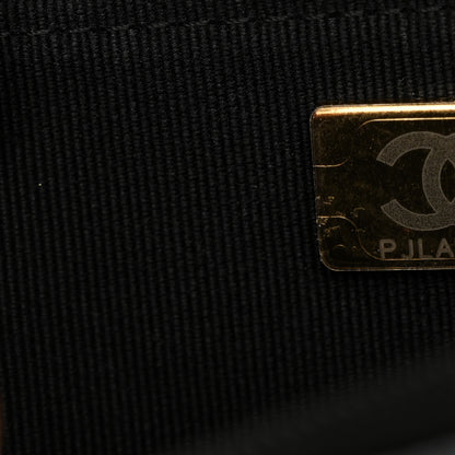 Chanel Pearly Caviar Quilted Fit For You Wallet On Chain WOC Black 8 of 11