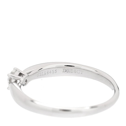 Tiffany Platinum Diamond .18ct Harmony Solitaire Engagement Ring 52 6 6 of 6