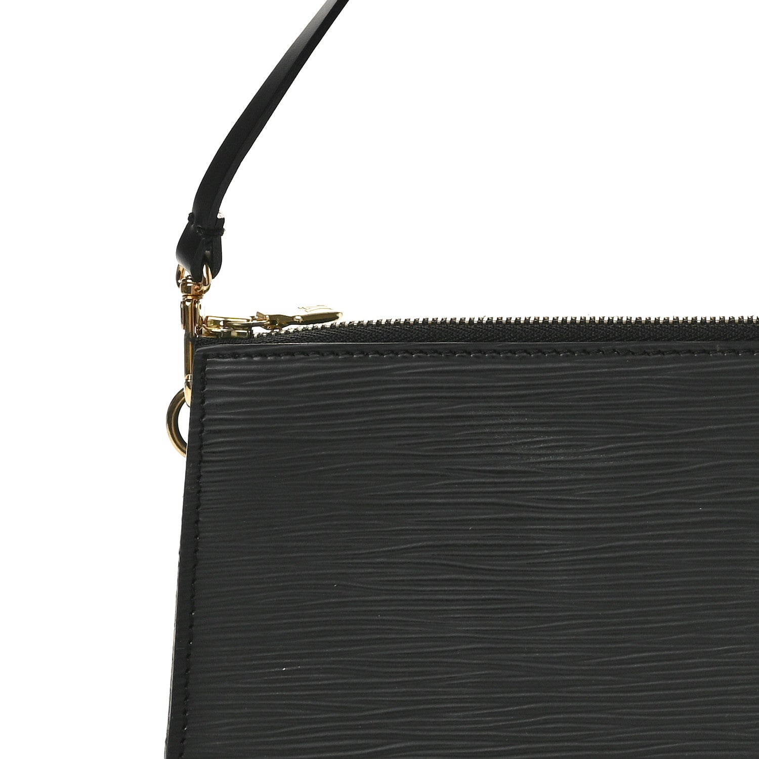 Louis Vuitton Epi Pochette Accessories 24 Black 7 of 9