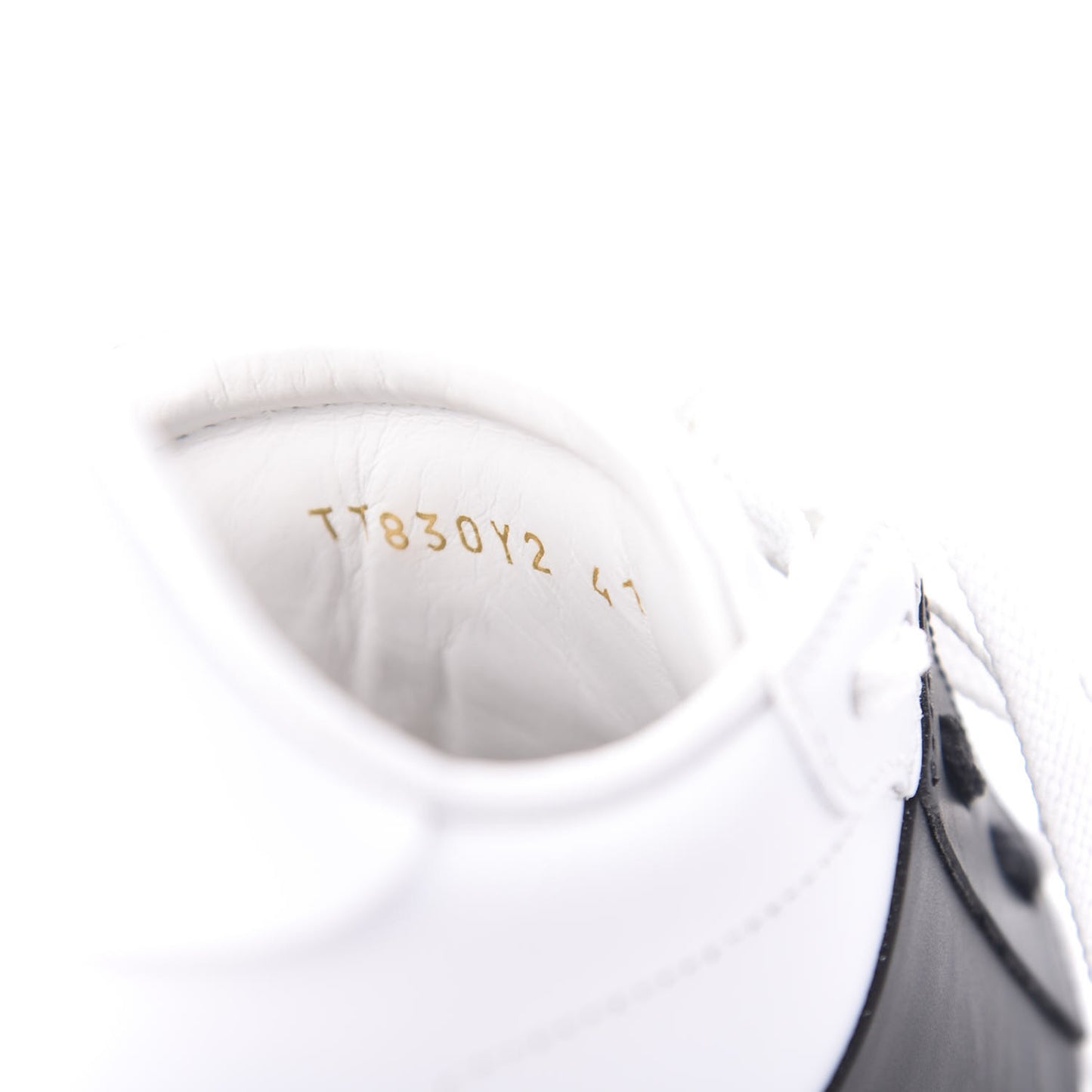 Calfskin Star VLTN Mens Rockstud Open Sneakers 41 White