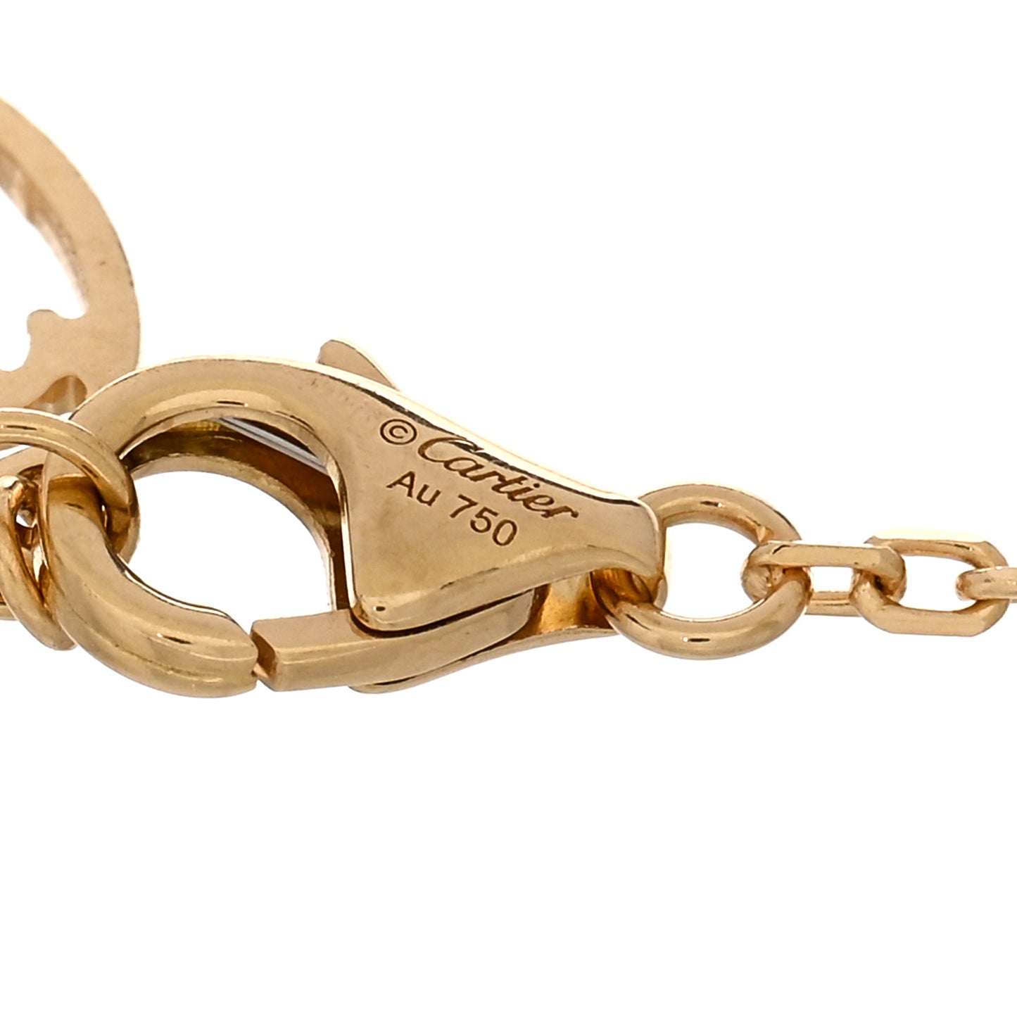 18K Yellow Gold Diamond SM D'Amour Bracelet