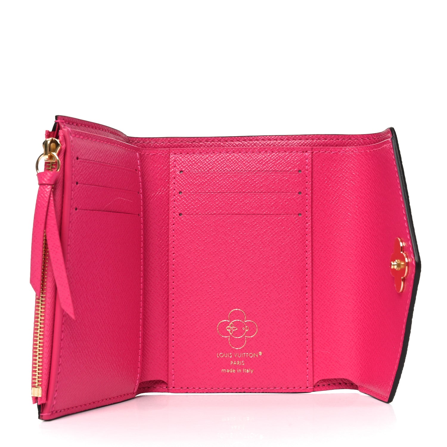 Louis Vuitton Monogram 2025 Christmas Animation Victorine Wallet Frozen Orchid 5 of 7