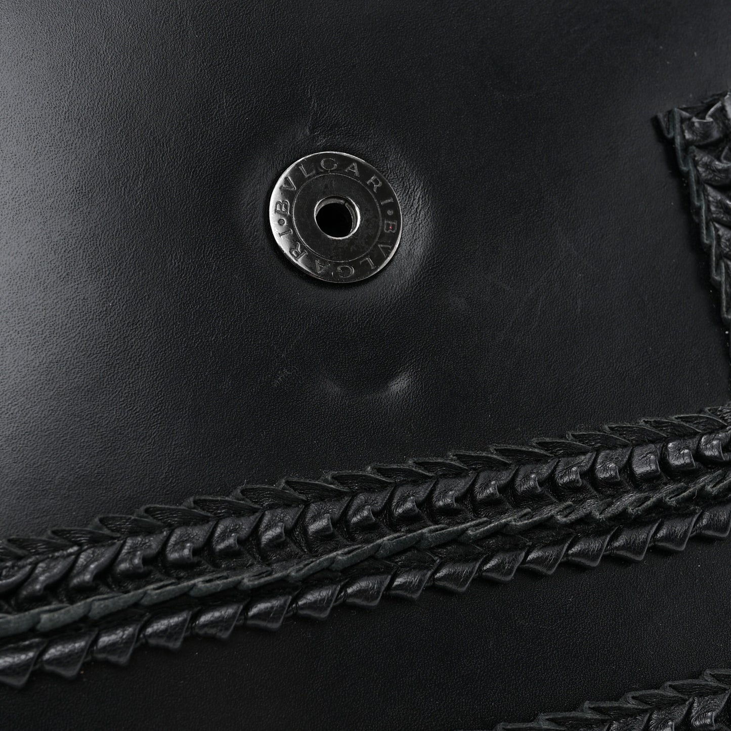 Calfskin Plisse Serpenti Forever Crossbody Bag Black