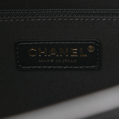 Chanel Aged Calfskin Small Charms Deauville Tote Black 6 of 10