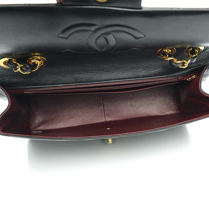 Chanel Lambskin Quilted XL Jumbo Single Flap Black 5 of 7