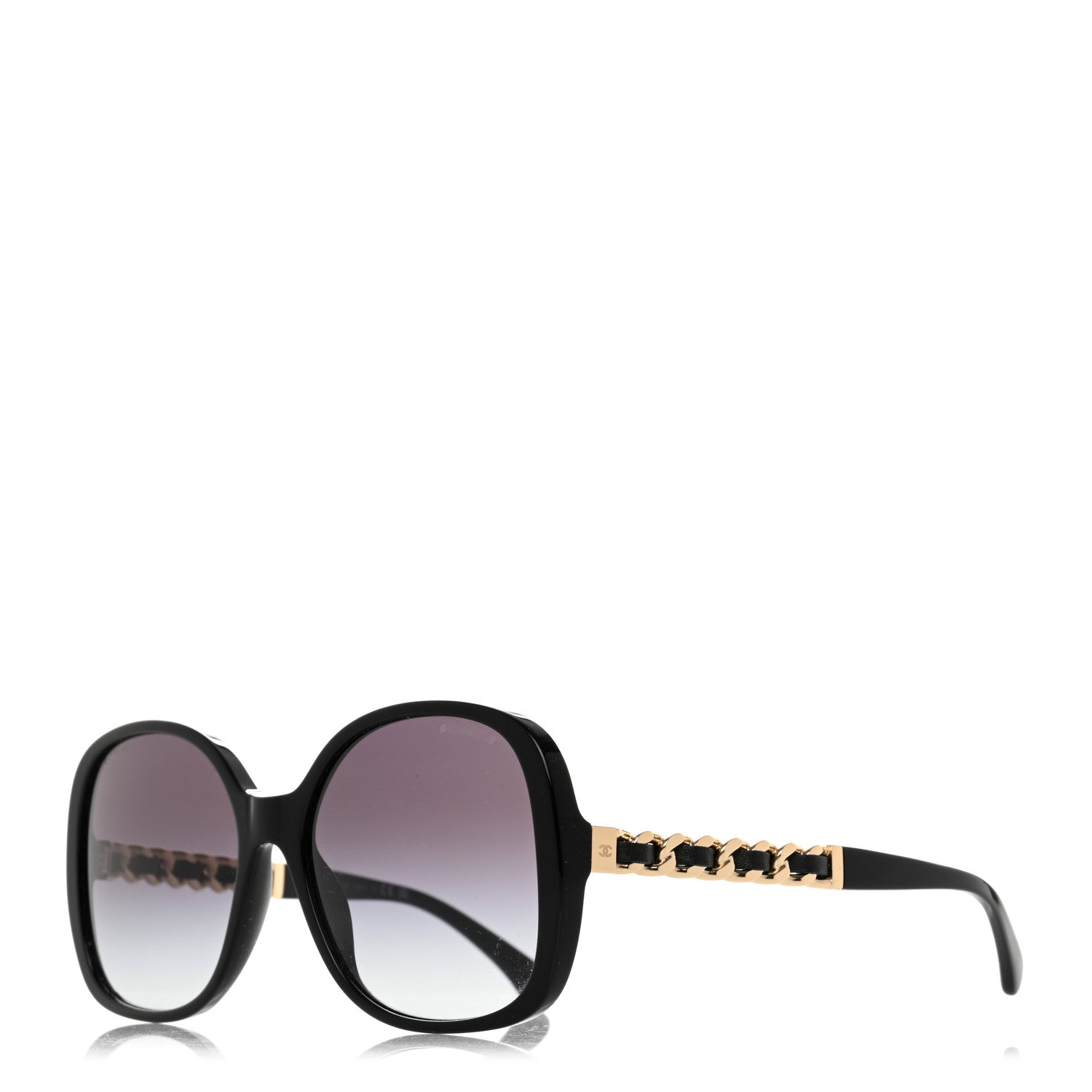 Chanel Acetate Chain Sunglasses 5470-Q-A Black 1 of 9