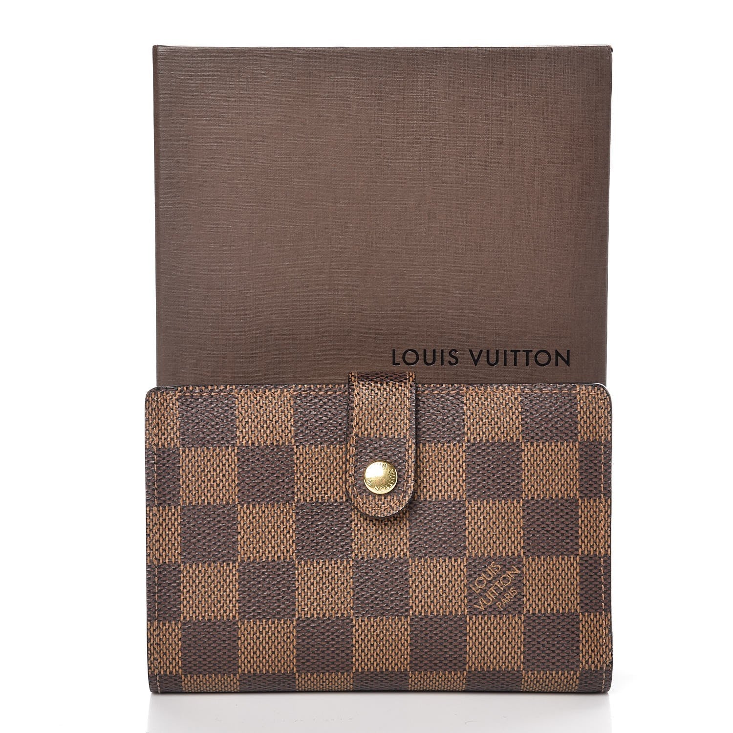 Louis Vuitton Damier Ebene French Purse Wallet 10 of 10
