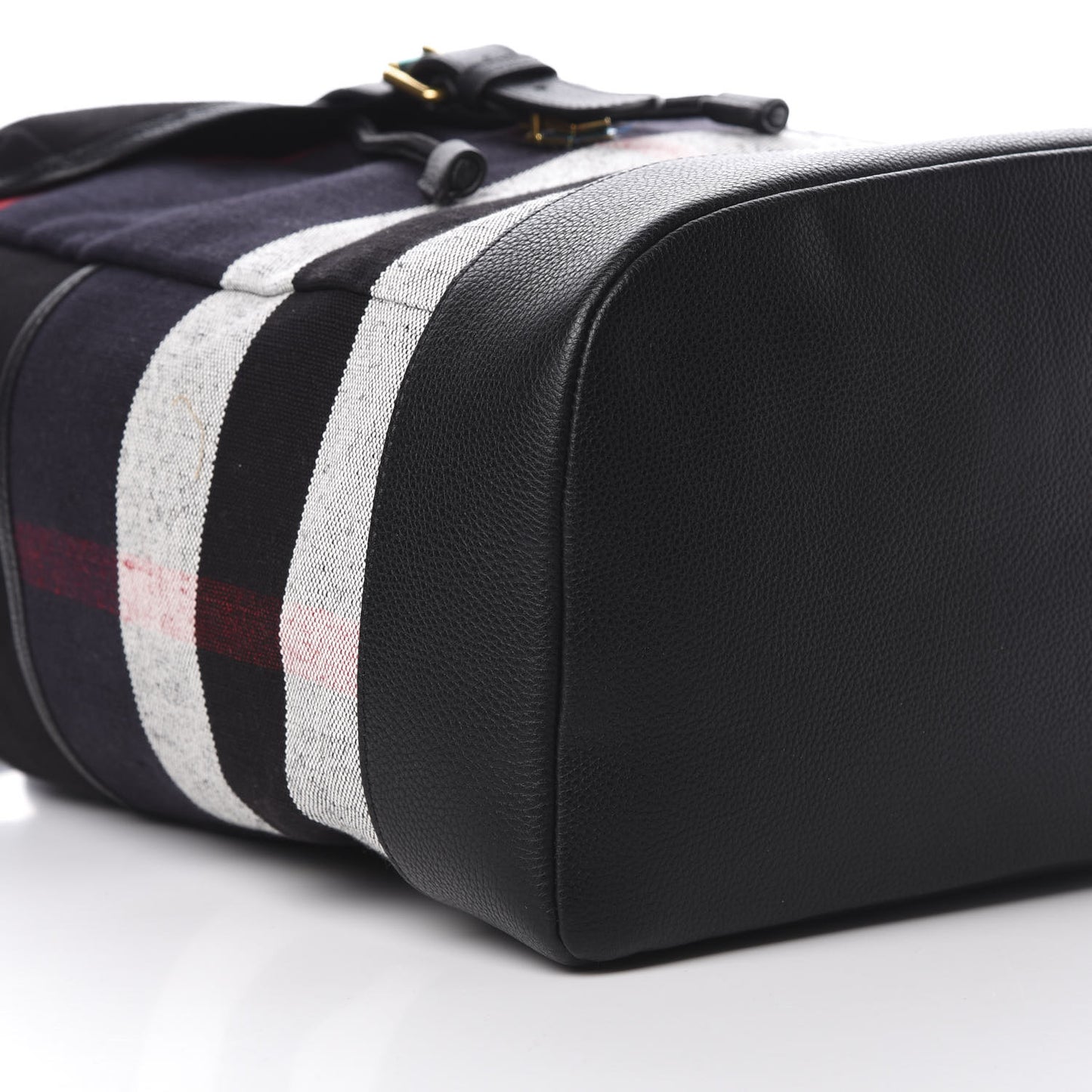 Overdyed Canvas Mega Check Drifton Backpack Black