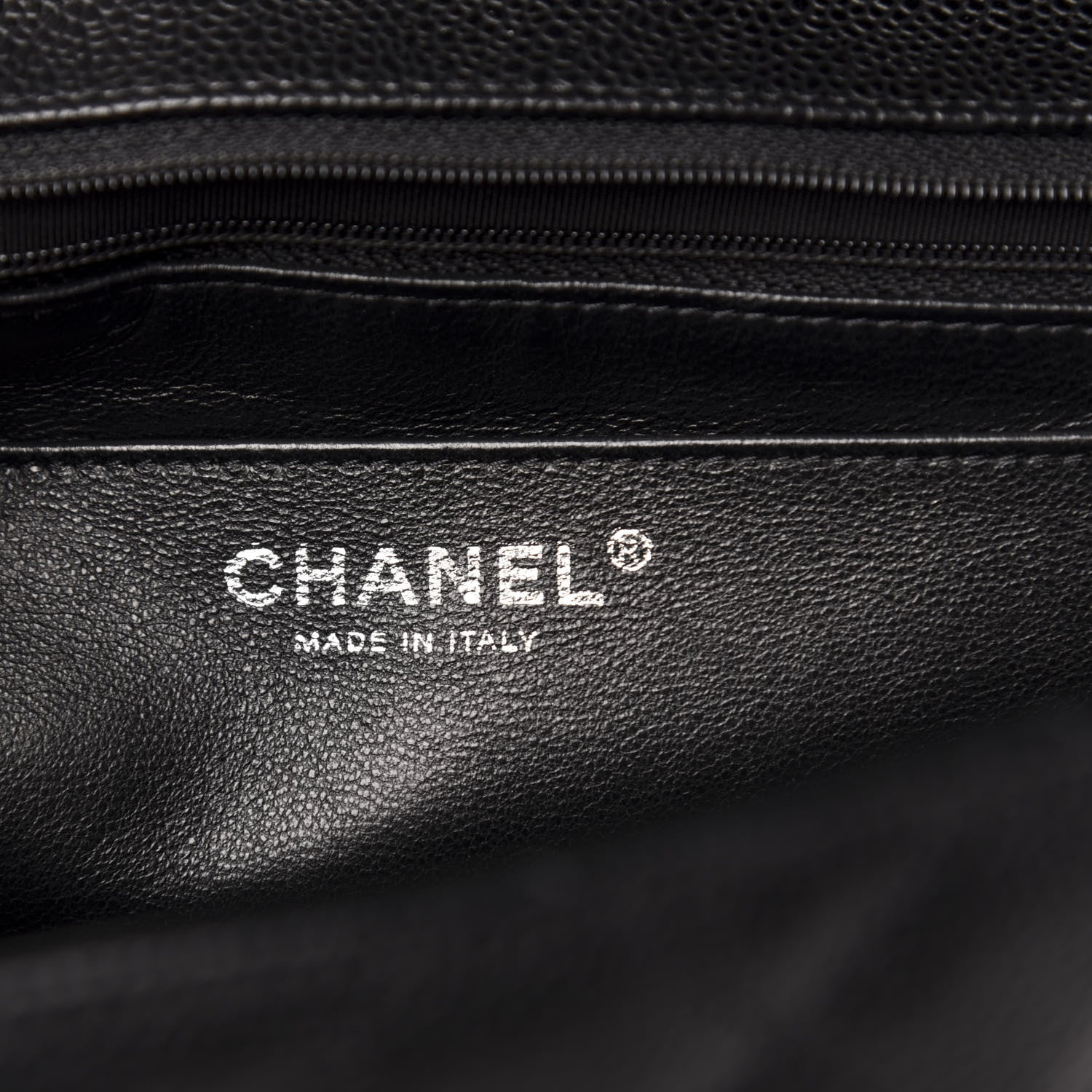 Chanel Caviar Quilted Jumbo Single Flap Black 6 of 12