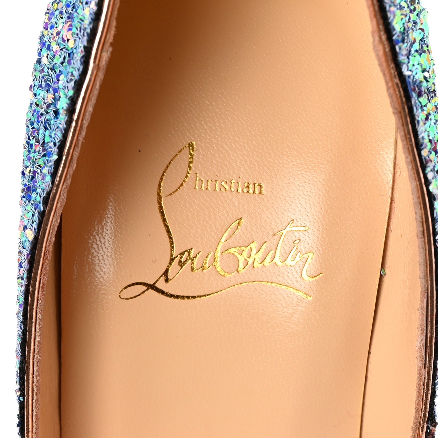 Glitter Dragonfly Lady Peep 150 Pumps 36.5 Etincelle Copper