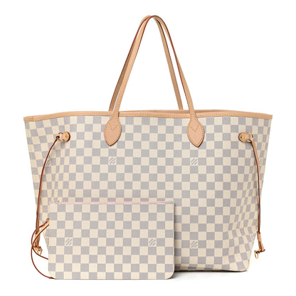 Louis Vuitton Damier Azur Neo Neverfull GM Rose Ballerine 1 of 10