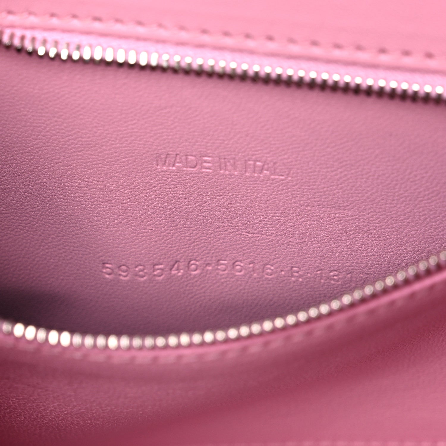 Balenciaga Shiny Calfskin Crocodile Embossed Small Hourglass Top Handle Bag Candy Pink 7 of 13