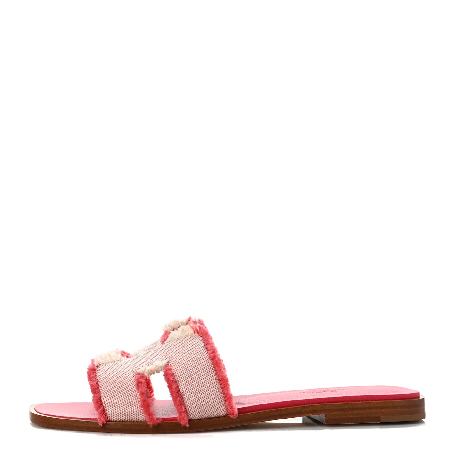 Calfskin Canvas Oran Sandals 37