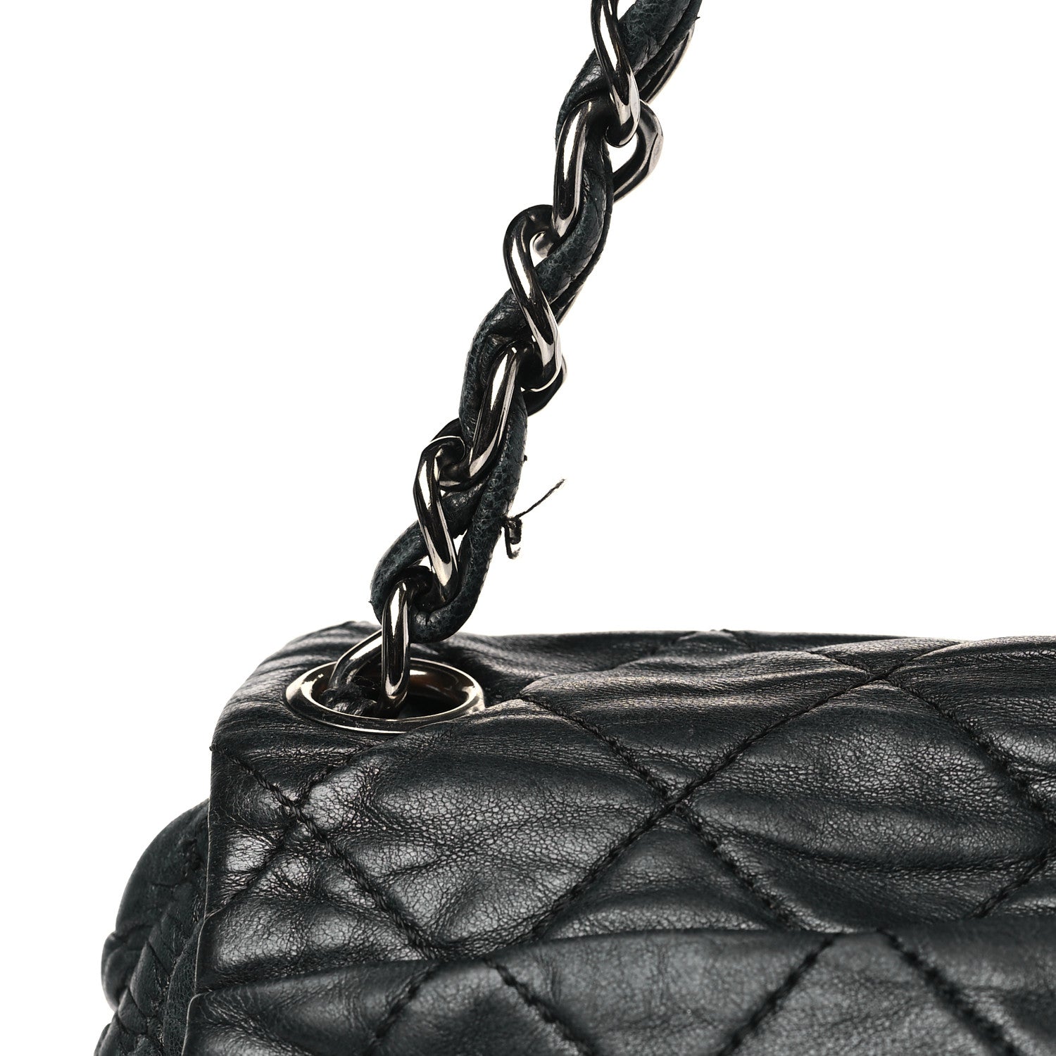 Chanel Lambskin Quilted Small Sharpei Flap Black 9 of 11