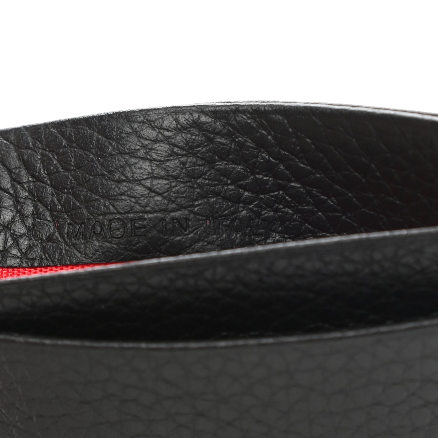 Calfskin Kios Card Holder Black