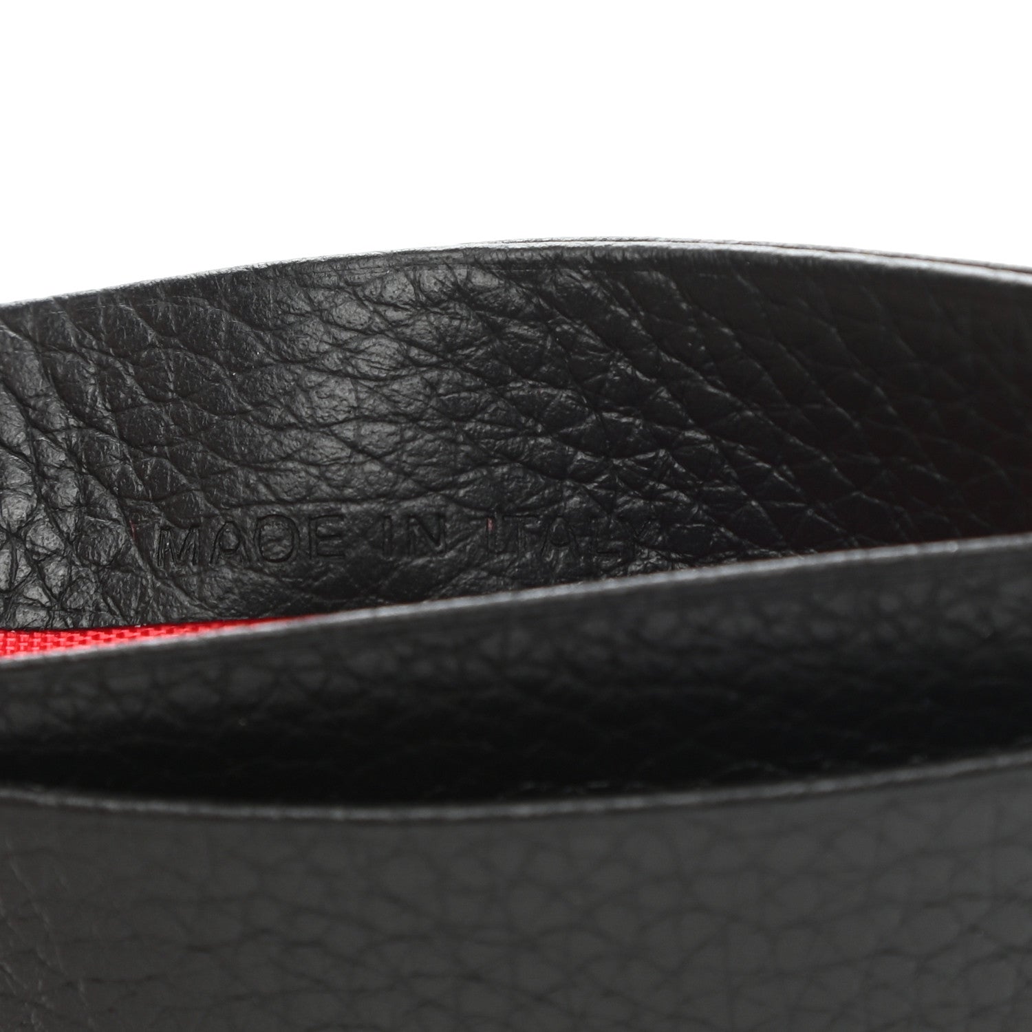 Christian Louboutin Calfskin Kios Card Holder Black 7 of 8