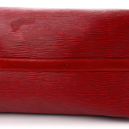 Louis Vuitton Epi Speedy 30 Castillan Red 14 of 14