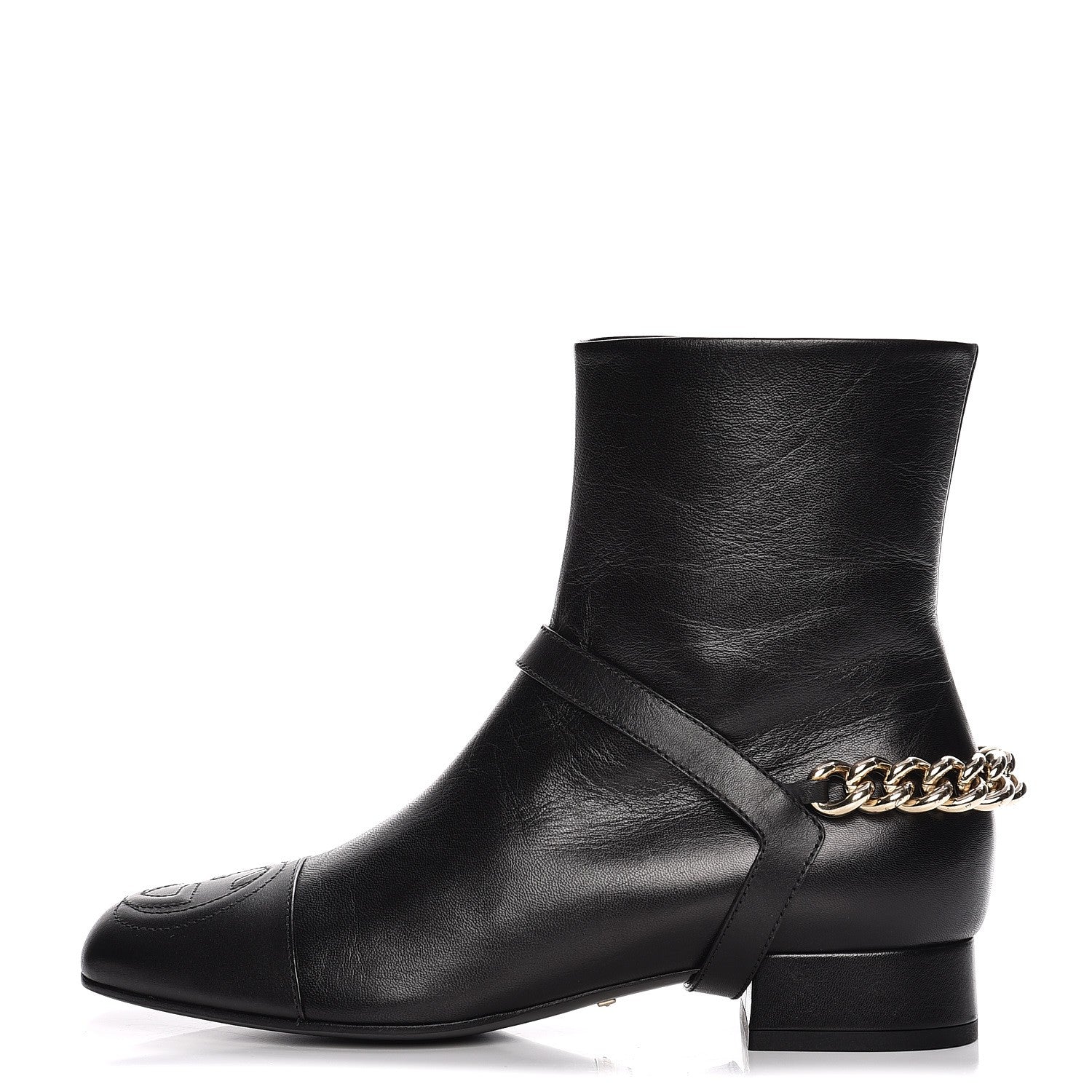 Gucci Calfskin Soho Boot 38.5 Nero Black 1 of 9