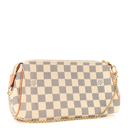Louis Vuitton Damier Azur Eva Clutch 2 of 9
