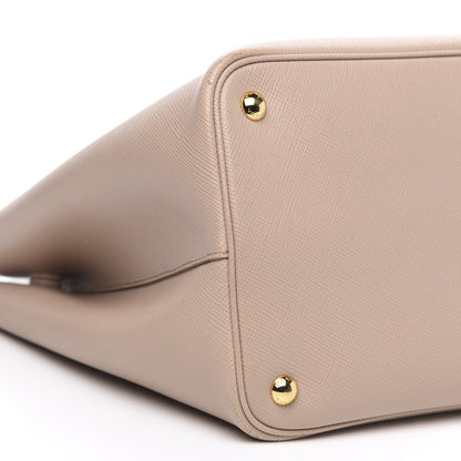 Prada Saffiano Cuir Medium Double Bag Cammeo 8 of 12