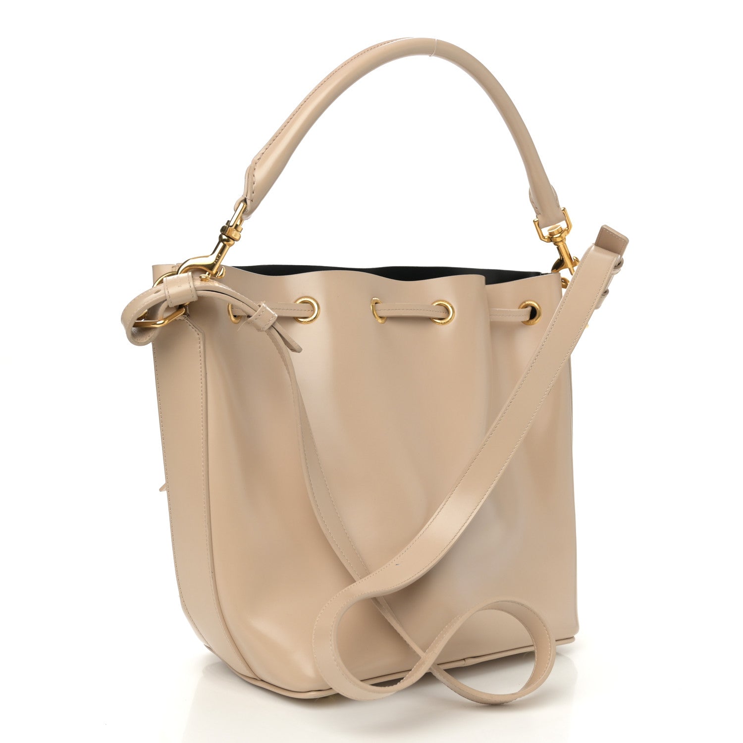 Saint Laurent Calfskin Medium Emmanuelle Bucket Bag Nude Powder 3 of 15