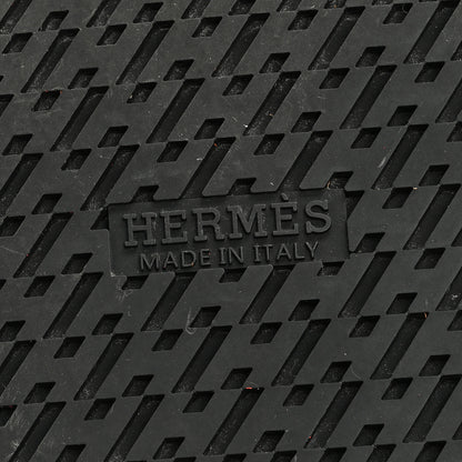 Hermes Suede Calfskin Mens Go Mules 43 Brun Fume 6 of 8