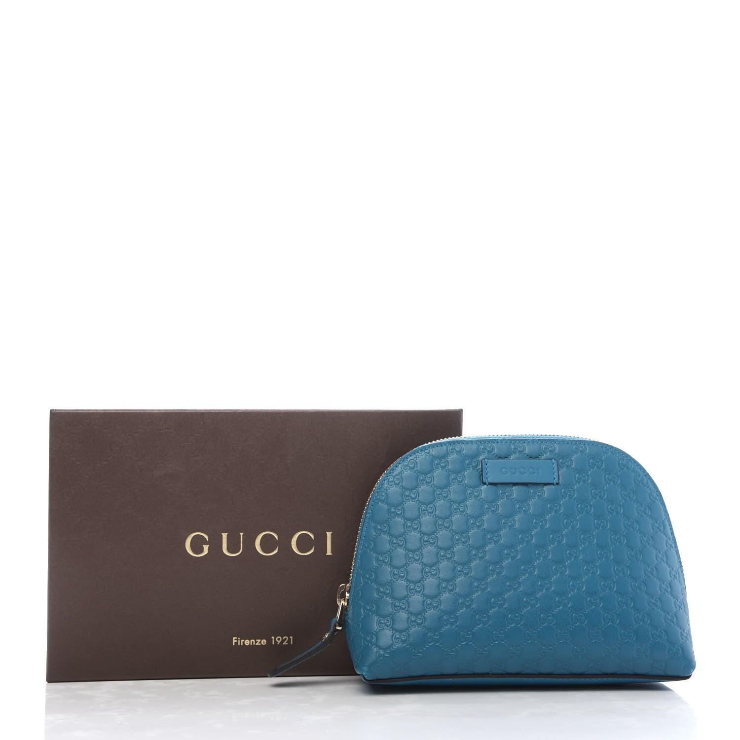 Gucci Microguccissima GG Cosmetic Case Deep Cobalt 10 of 10