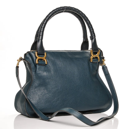 Chloe Calfskin Medium Marcie Satchel Teal 3 of 7