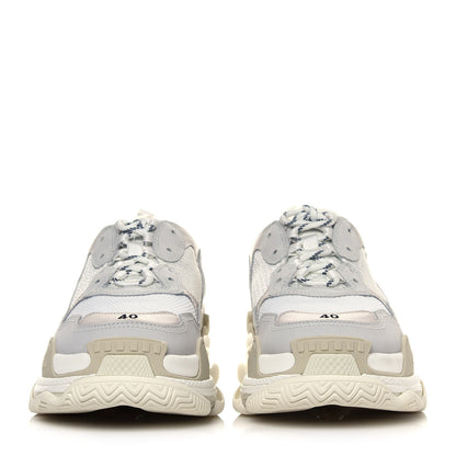 Balenciaga Fabric Mesh Mens Triple S Sneakers 40 White 2 of 7