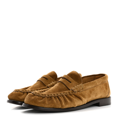 Saint Laurent Suede Le Loafer 15 Penny Slippers 36 Cuoio 4 of 10