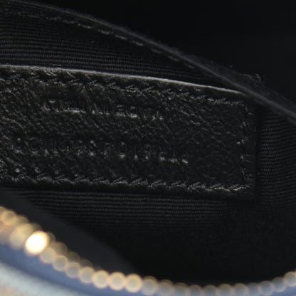 Saint Laurent Denim Quilted Monogram Round Crossbody Bag Rodeo Blue 7 of 10
