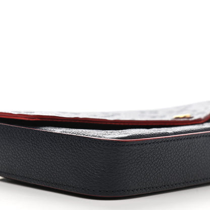 Louis Vuitton Empreinte Pochette Felicie Chain Wallet Marine Rouge 9 of 12