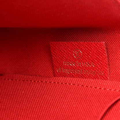 Louis Vuitton Damier Ebene Pochette Felicie Chain Wallet 7 of 12