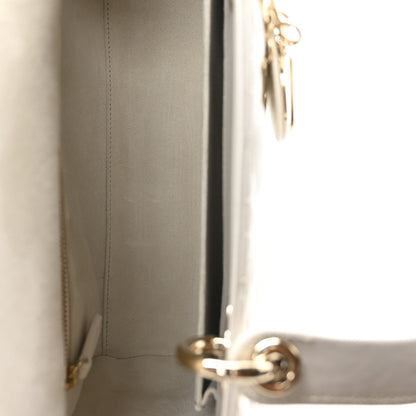 Christian Dior Lambskin Cannage Medium Lady Dior White 5 of 10