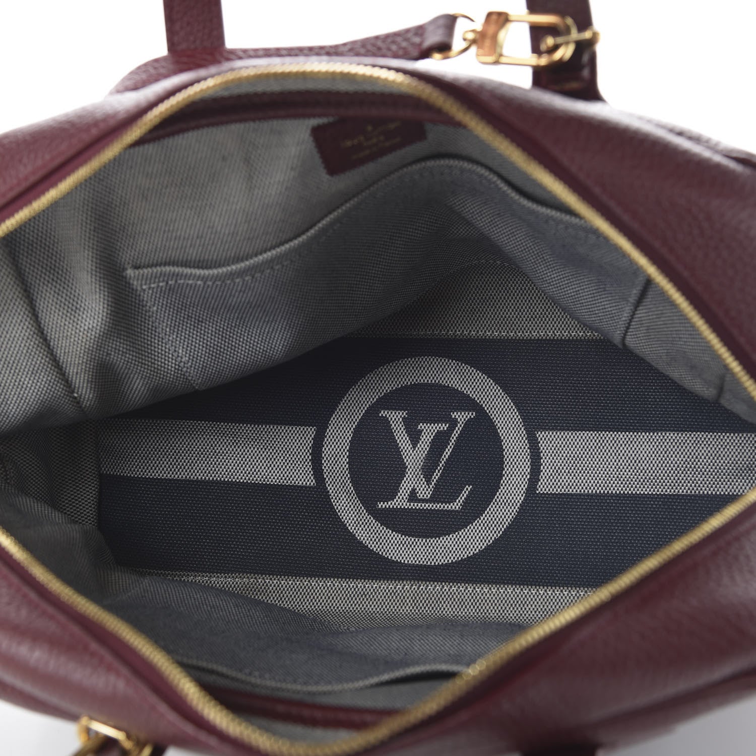 Louis Vuitton Taurillon Dora Ultra Soft MM Bordeaux 5 of 11