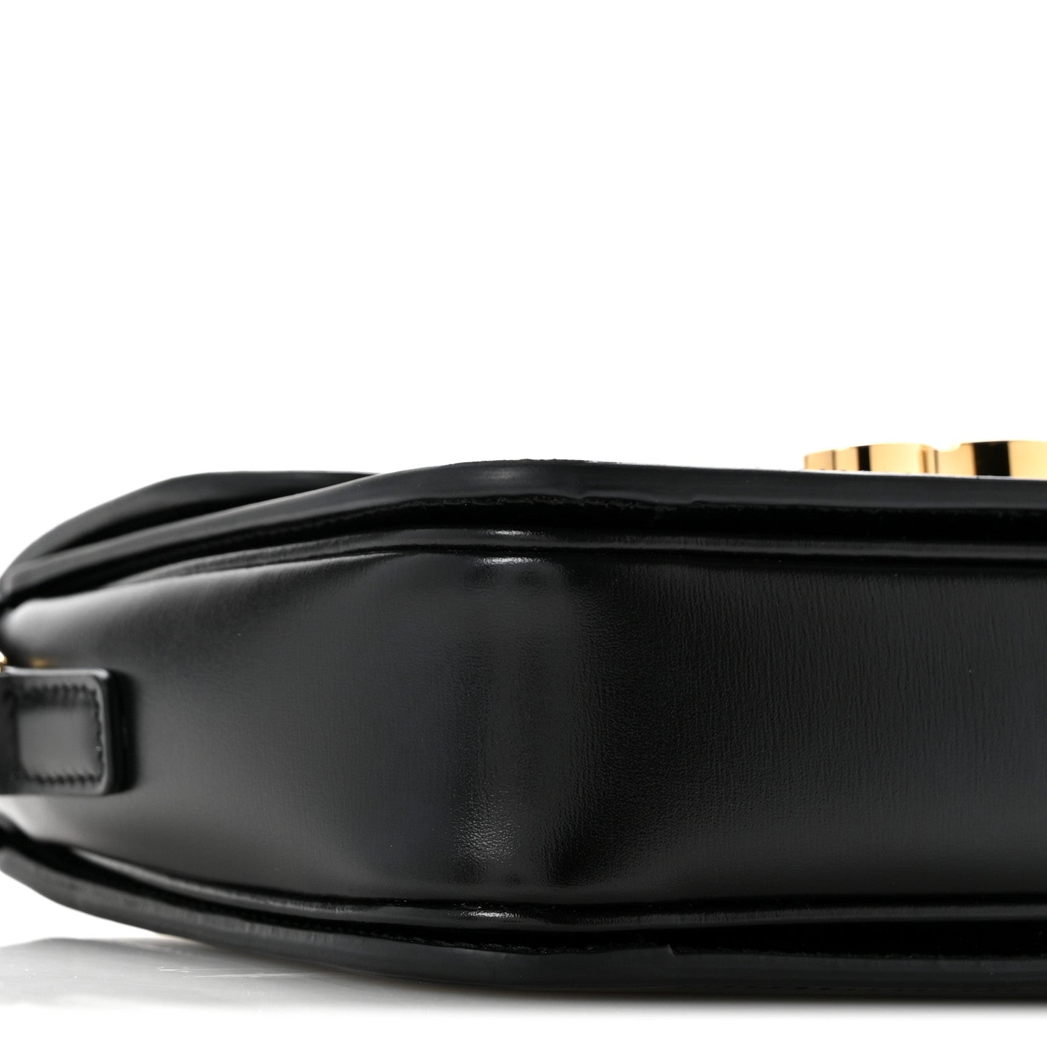 Celine Shiny Calfskin Teen Triomphe Black 9 of 12