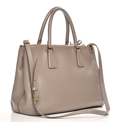 Prada Saffiano Medium Galleria Double Zip Tote Argilla 4 of 15