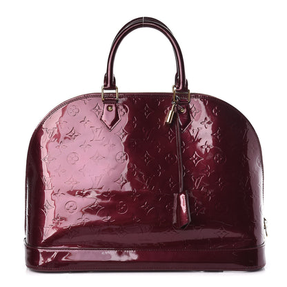 Louis Vuitton Vernis Alma GM Rouge Fauviste 1 of 17