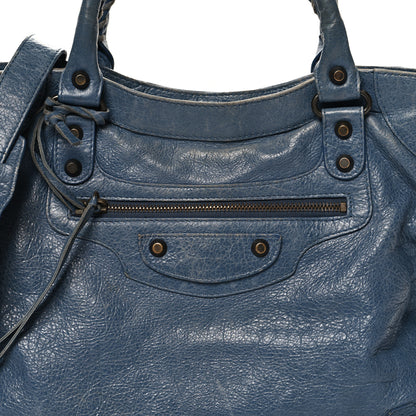 Balenciaga Agneau Classic Hardware Velo Bleu Persan 9 of 19