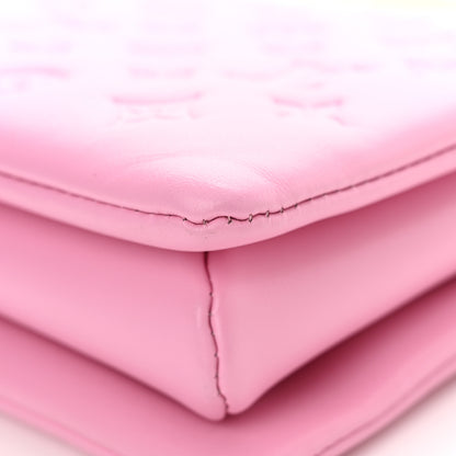 Louis Vuitton Lambskin Embossed Monogram Coussin PM  Rose Bonbon 10 of 10