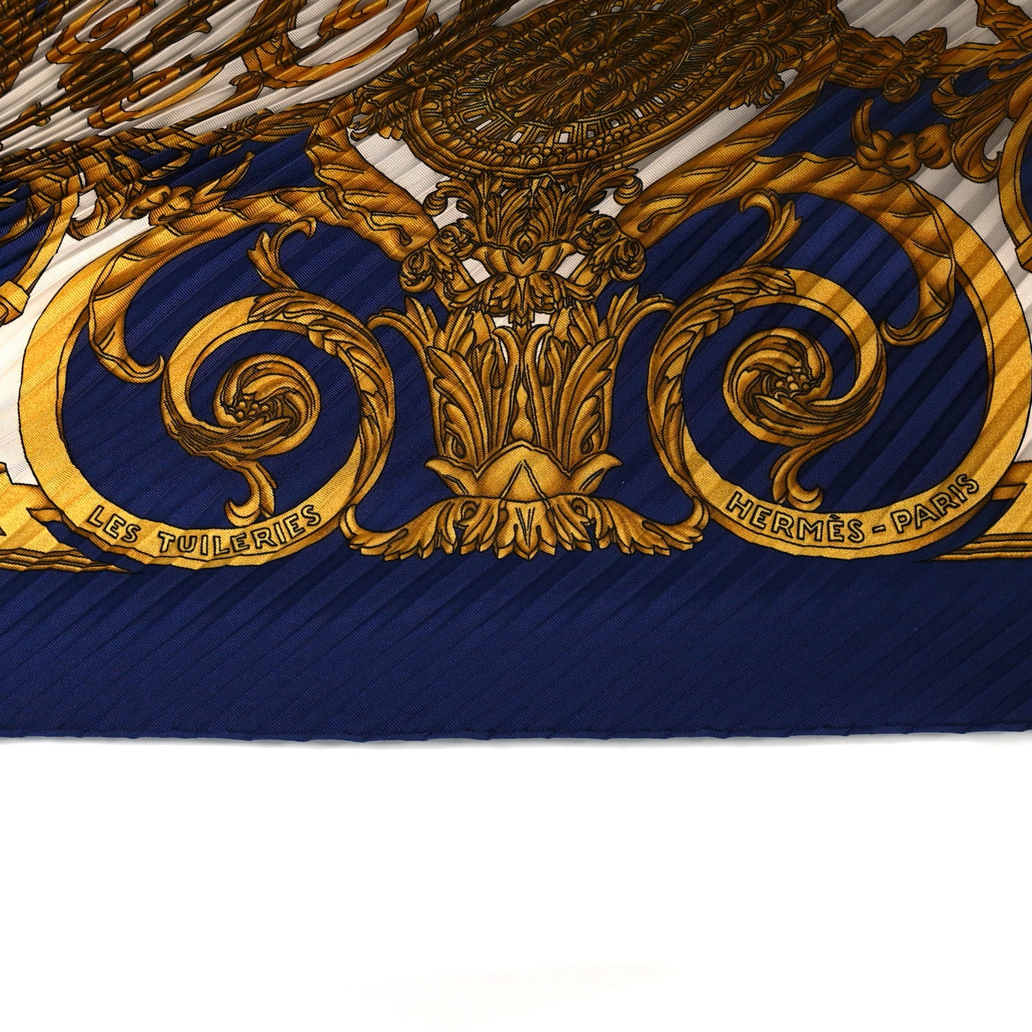 Hermes Silk Plisse Scarf 90 2 of 4