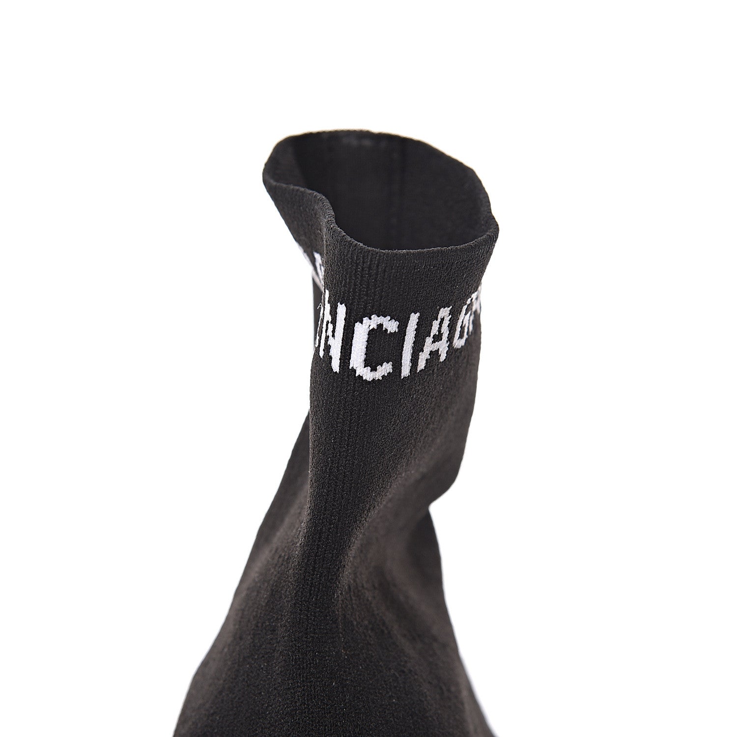 Balenciaga Neoprene Knit Womens Hi Speed Sneakers 38 Black 8 of 9