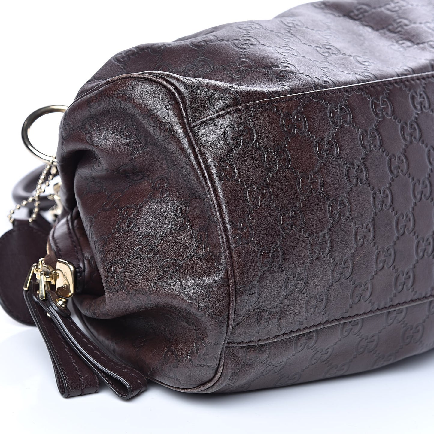 Guccissima Medium Sukey Boston Chocolate