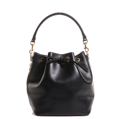 Saint Laurent Calfskin Large Emmanuelle Bucket Bag Black 1 of 8